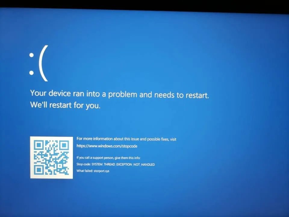 woops, operational error
